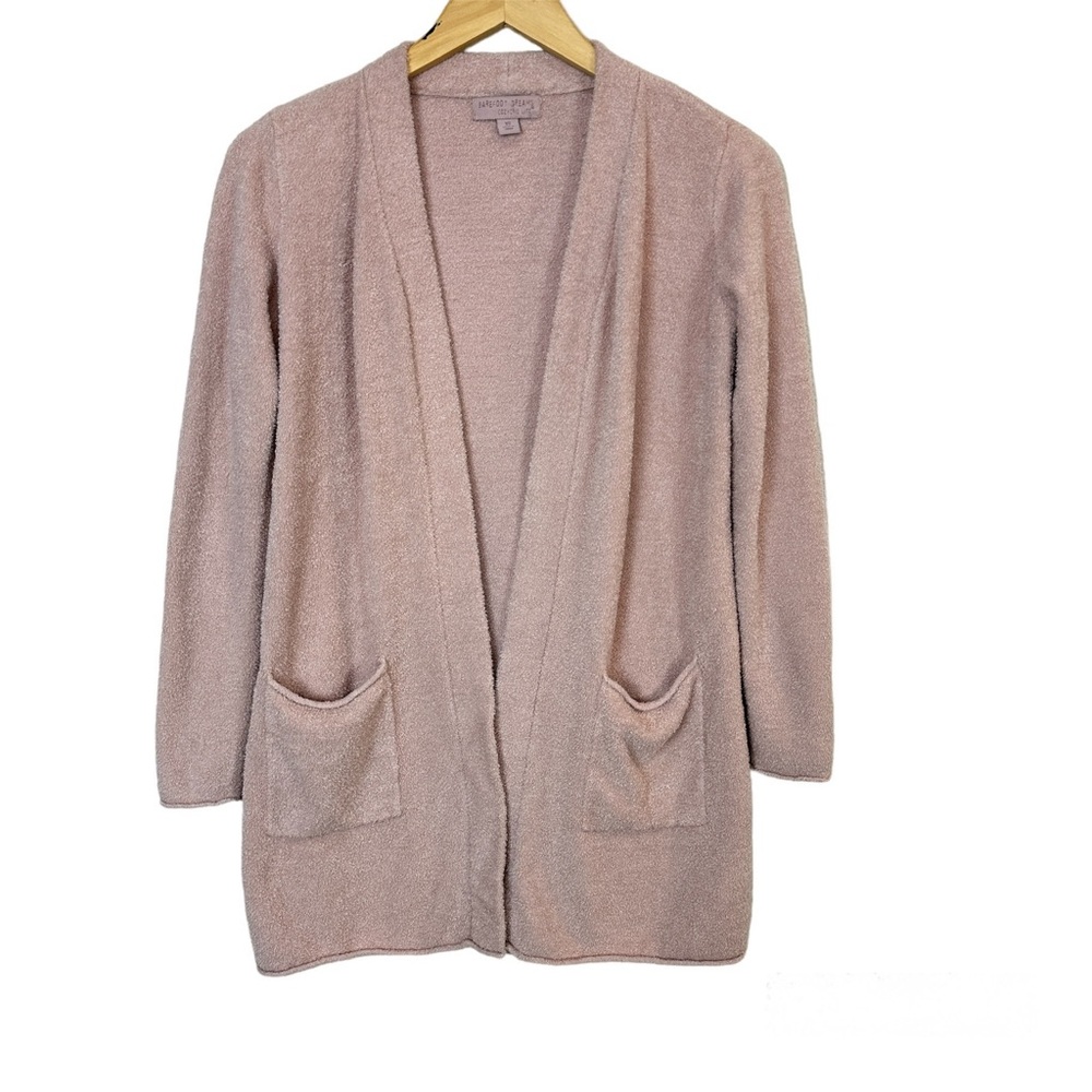 Barefoot Dreams CozyChic Lite Long‎ Weekend Cardi Cardigan Pink Women’s Sz XS
